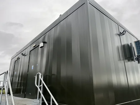 Another angle of outside of Bullstown substation